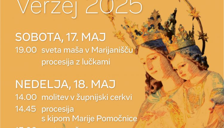 Praznik Marije Pomočnice Veržej 2025 KV